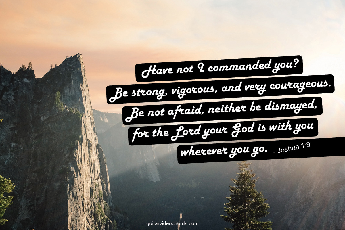 Joshua_1-9 have not I commanded you Encouraging Art Pictures, Images, Inspirational